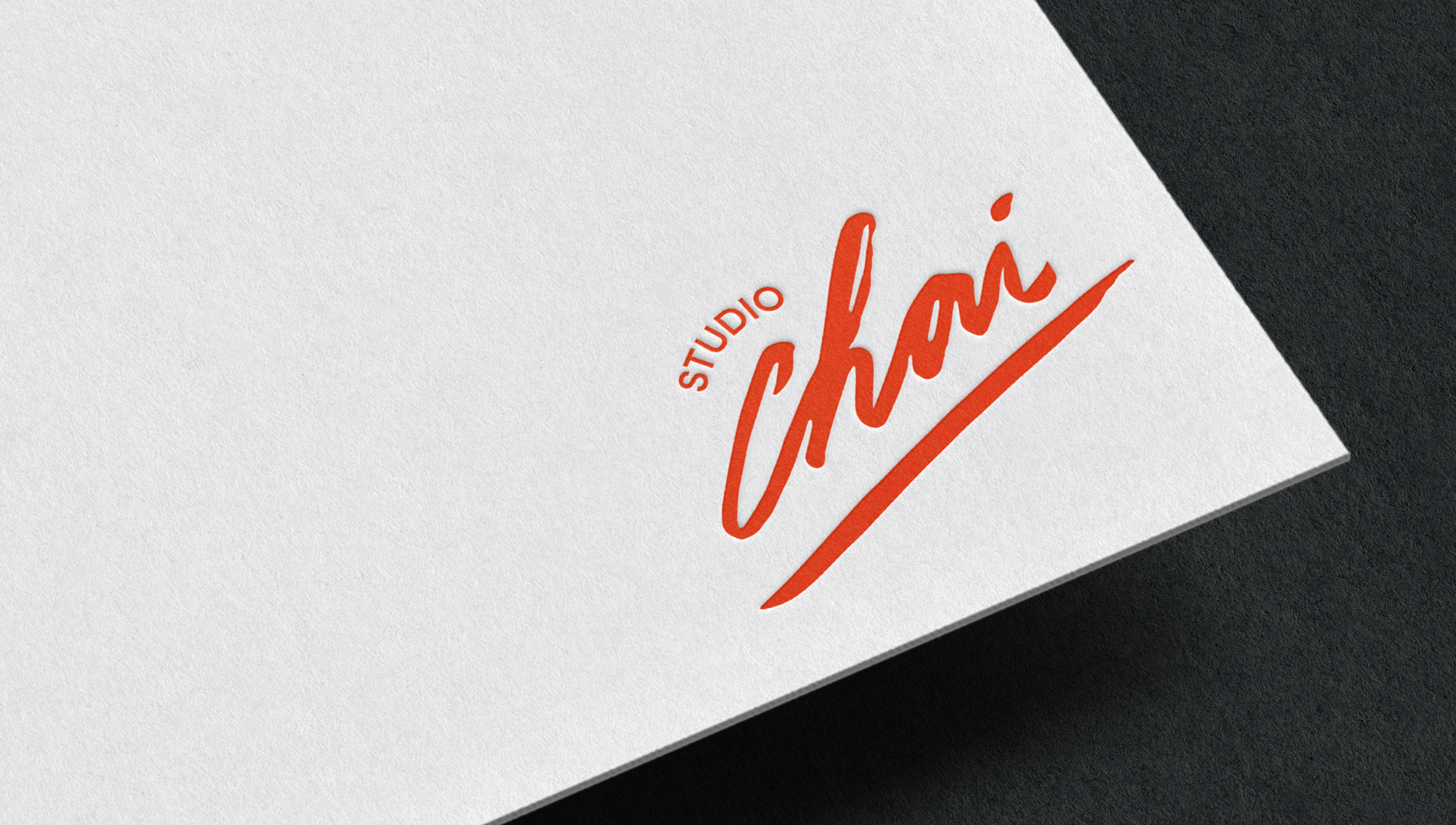chai logo on white paper